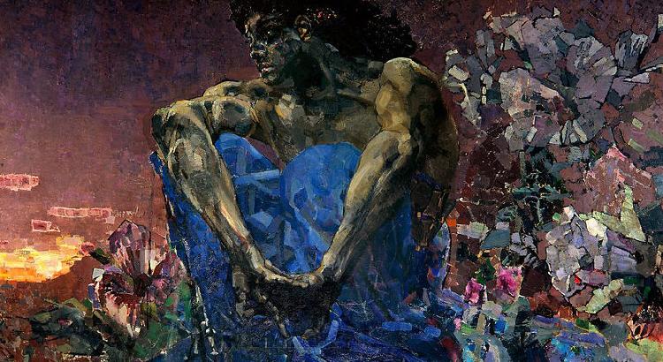 Mikhail Vrubel Demon Germany oil painting art